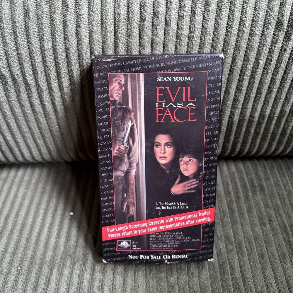 Evil Has A Face - Sean Young , William R Moses  - (VHS,1996)